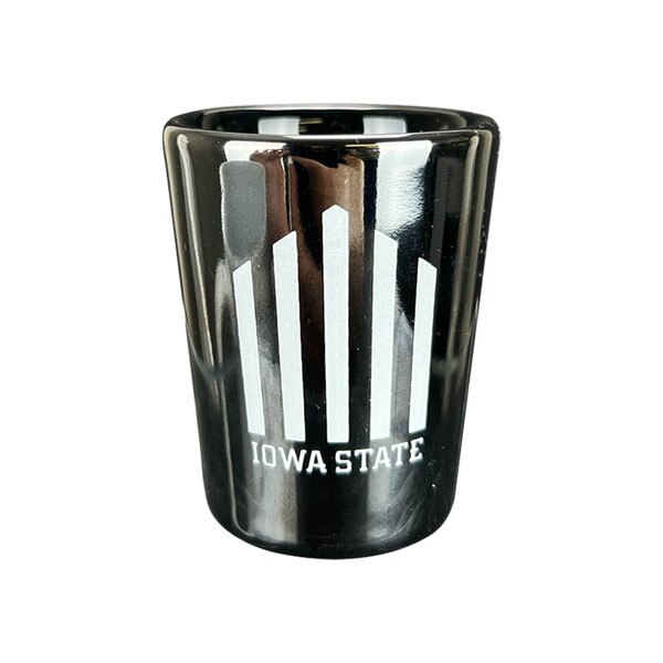 5-Bar Black & White Shot Glass (2 oz.)